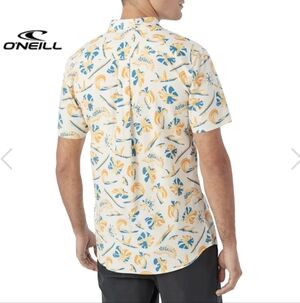NWT O'Neill Men's Oasis Eco Short Sleeve Modern Shirt Size XL or XXL